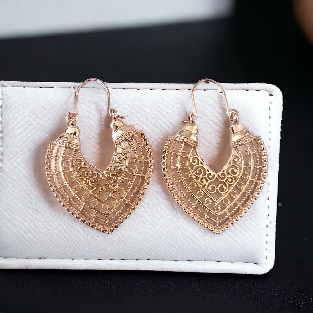 Gold Bali Style Earrings